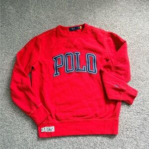 Polo by Ralph Lauren Vibrant Pink Crewneck Sweater